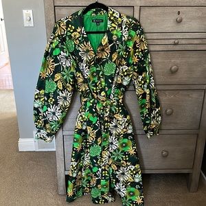 Floral Trench Coat by INC
